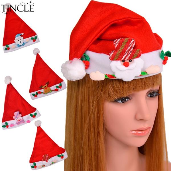 xmSALE KIDS 可愛い サンタ 帽子 クリスマス 飾り付き キッズ 子供 こども トナカイ ...