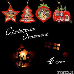 光る クリスマス オーナメント 4type 木製 飾り 星 ツリー カブ クルマ ウッド素材 Xmas イベント パーティー 小物 雑貨 ゆうパケット2点まで M便 1 2 Zax037 Tincle 通販 Yahoo ショッピング
