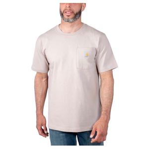 カーハート リラックスフィット ポケット Tシャツ ミンク Carhartt Emea Relaxed Fit K87 Short Sleeve T-Shirt メンズ｜tings