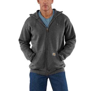 カーハート ルーズフィット ジップアップ フーディー パーカー カーボンヘザー Carhartt K122 Loose Fit Full Zip Sweatshirt メンズ｜tings