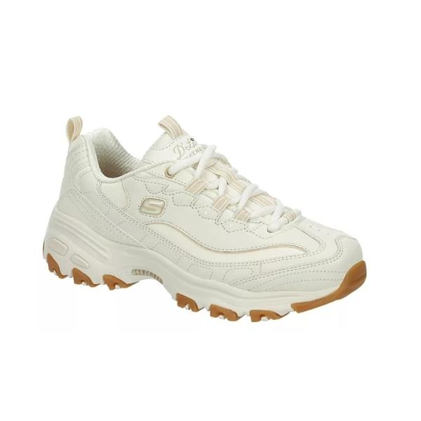 スケッチャーズ ディーライツ ホワイト ガムソール SKECHERS D&apos;LITES GOOD NE...