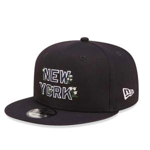 ニューエラ ニューヨーク ヤンキース トラッカー メッシュ ナップバック ブラック NEW ERA NY YANKEES TRUCKER 9FORTY SNAPBACK HAT メンズ レディース｜tings