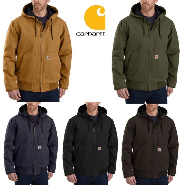 USカーハート ウォッシュド キルティングライナー アクティブ フードジャケット Carhartt ...