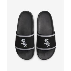 ナイキ オフコート シカゴ ホワイトソックス Nike Offcourt DH7000-002 MLB Chicago White Sox Slide Black/Wolf Grey/White メンズ