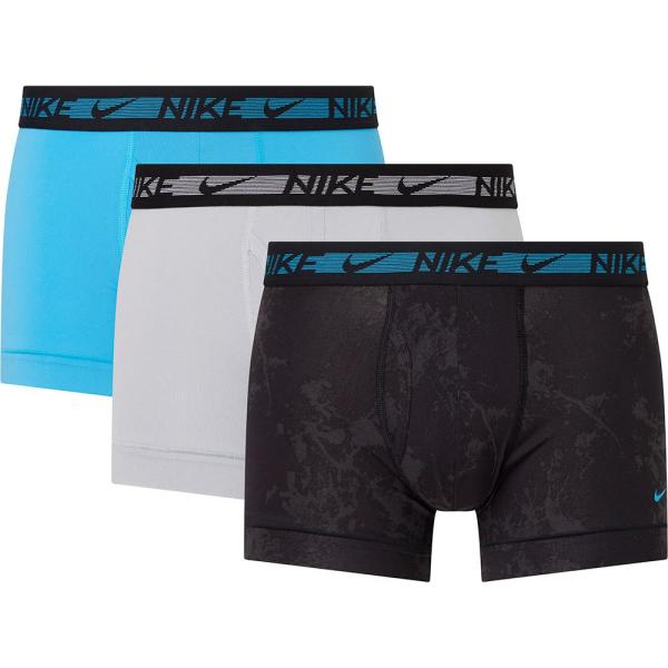 NIKE ナイキ ストレッチ ボクサーパンツ 3枚セット マーブル Nike Boxer 3 Uni...