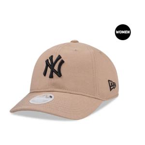 ニューエラ NY ヤンキース キャメル ブラック キャップ 920 レディース NEW ERA NEW YORK YANKEES CAMEL BLACK WOMENS 9TWENTY レディース｜tings