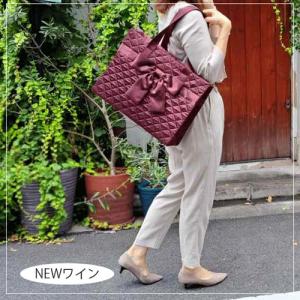 ナラヤ リボンバッグ 四角型Mトートバッグ レ...の詳細画像5