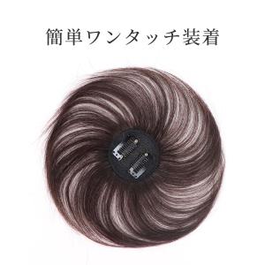 頭頂部 ウィッグ 部分ウィッグ ヘアピース 部...の詳細画像4