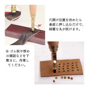ポンチ スクリューポンチ 穴あけ ベルト 穴あ...の詳細画像5