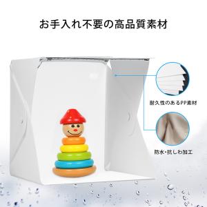 撮影ボックス 撮影ブース LED 組み立て 折...の詳細画像5