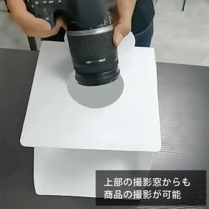 撮影ボックス 撮影ブース LED 組み立て 折...の詳細画像3