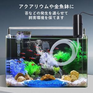 エアーポンプ エアレーション USB 小型 水...の詳細画像1