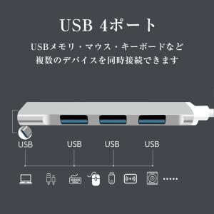 USBハブ 4ポート ハブ USBポート TY...の詳細画像2