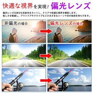 偏光 サングラス 釣り スポーツ UV 紫外線...の詳細画像1
