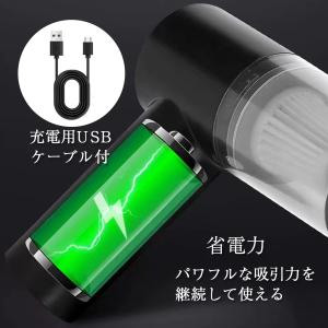 ハンディクリーナー 掃除機 車載 充電式 コー...の詳細画像5