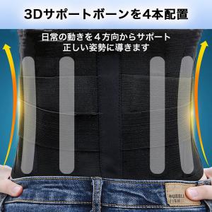 腰痛ベルト 腰ベルト 骨盤 腰痛 サポートベル...の詳細画像2