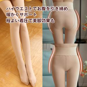 裏起毛タイツ フェイクタイツ ストッキング レ...の詳細画像2