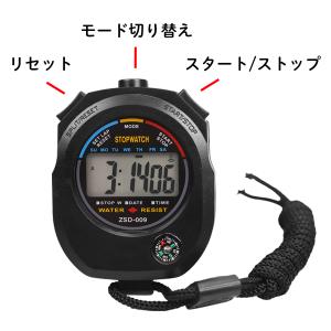 ストップウォッチ タイム スポーツ 勉強 審判...の詳細画像2