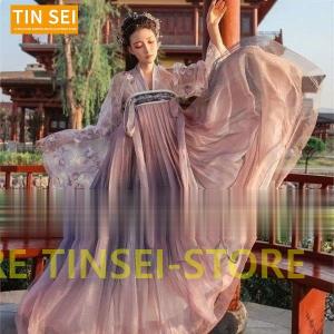 チャイナ服 漢服 漢服仙女 ワンピース 2色入 撮影