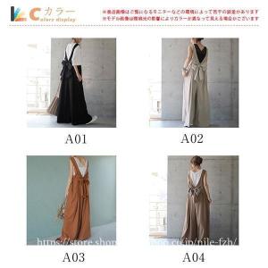 サロペット パンツ レディース オールインワン...の詳細画像5