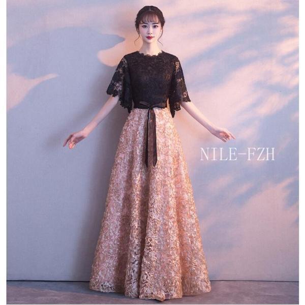 ウエディングドレス ロングドレス パーディードレス 30代40代 ステージ衣装 オペラ声楽 成人式 ...