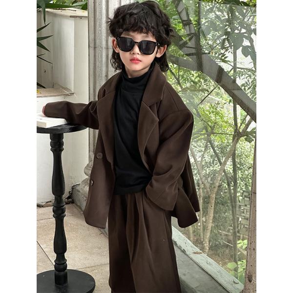 キッズスーツ 2点セット 男の子スーツ おしゃれ 子供服 フォーマル 入学式 上下セット ジュニア ...