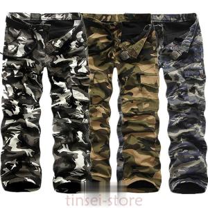 裏起毛 カーゴパンツ メンズ 迷彩 ミリタリー　スキニーパンツ メンズ カラーパンツ　チノパン カーゴ ミリタリーカーゴパンツ　スウェットパンツ