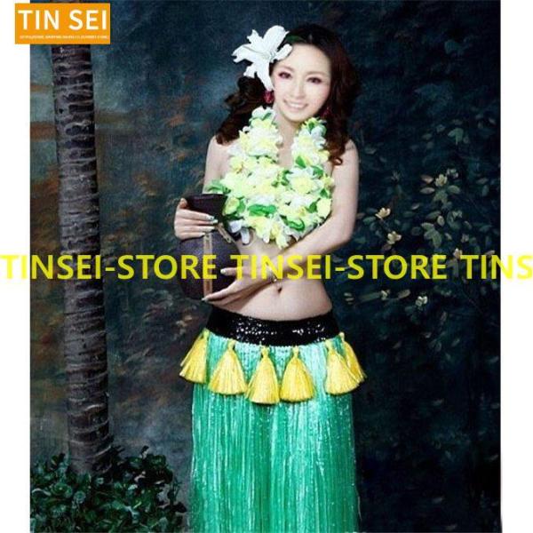 余興用仮装 フラダンス ハワイアンダンス衣装 団体服ステージ 大人用 レイディーズ メンズ 花型