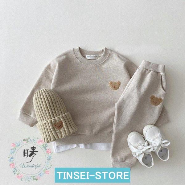 ベビー服 赤ちゃん パーカー 長袖 上下セット 新生児 秋冬 可愛い 男の子 女の子 子供服 内祝い...