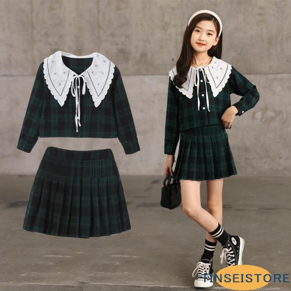 韓国子供服 長袖 スーツ 女の子 ワンピース 子供 フォーマル キッズ 入学式 卒業式 ユニフォーム...