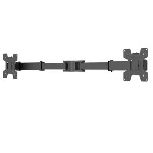 Waliユニバーサルデュアル完全に調節可能な腕のWaliモニタマウントシステム002arm ブラック