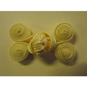 チャイナボタン わらび 30(クリーム) ワラビ 渦巻 うずまき チャイナ ボタン