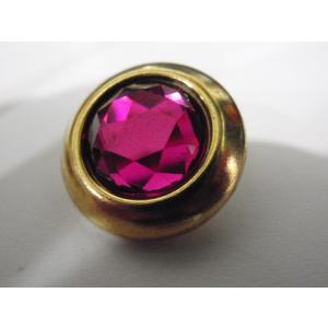 アクリルカット付ボタン 11295 アメジスト/G 20mm