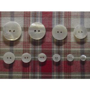 貝釦 皿 白蝶 11.5mm バラ 天然素材 ...の詳細画像1