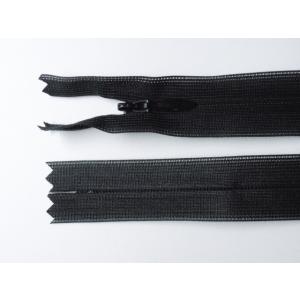 YKK コンシールファスナー 2CC 止 580 (黒) 22cm 定番 ファスナー