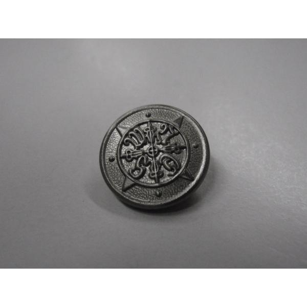 金属ボタン 7653 S シルバー 15mm メタルボタン 紳士 ジャケット ブレザー メンズ スー...