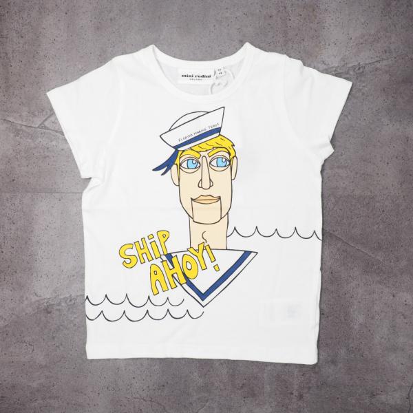 mini rodini ミニロディーニ Tシャツ SHIP AHOY BOY SP SS TEE ホ...