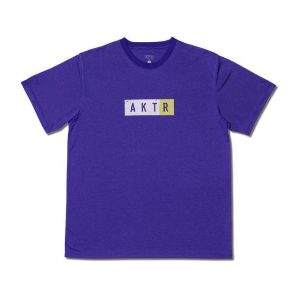 AKTR PAINTING BOX LOGO SPORTS TEE  【122013005】BLUE
