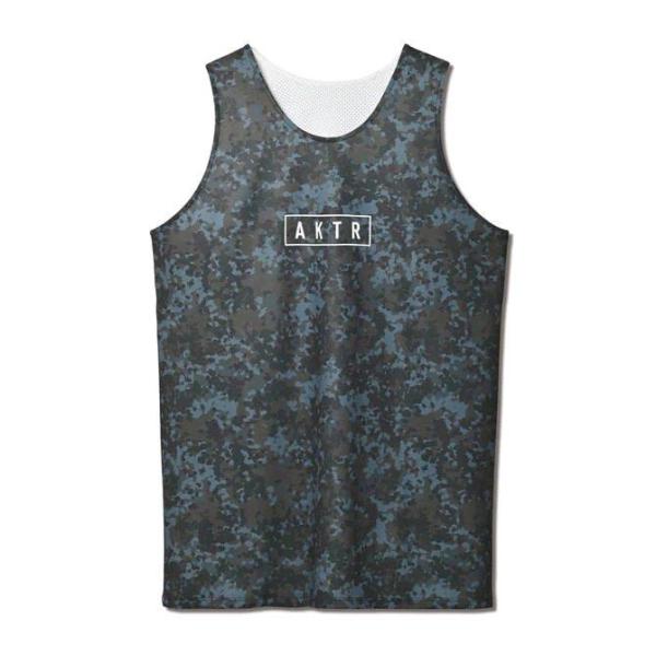 AKTR FKECKTARN CAMO REVERSIBLE TANK 【123011001】BK×...