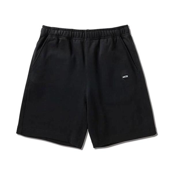 AKTR CLASSIC AKTR LOGO SWEAT SHORTS【124009002】BK