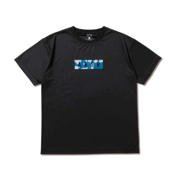 AKTR CUT-UP CAMO BOX LOGO SPORTS TEE 【125027005】BK