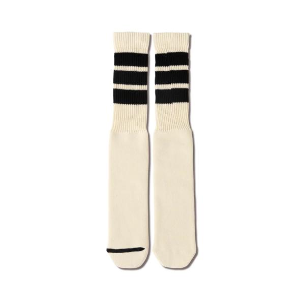 AKTR MONSTER SOCKS【126018021】ECRU×BK