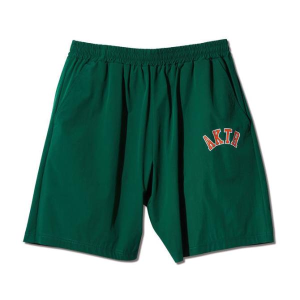 AKTR COLLEGE LOGO SHORTS【222049002】GREEN
