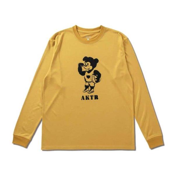 AKTR STENCIL NICK  L/S SPORTS TEE【223017005】YL