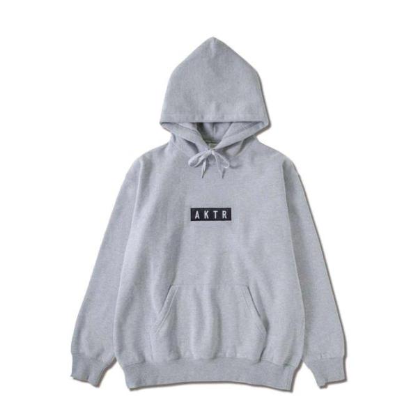 AKTR LOGO SWEAT PULLOVER HOODIE【223018010】GY