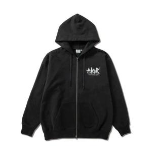 AKTR AEROSTEAM PHOTO SWEAT ZIP HOODIE【223020010】BK