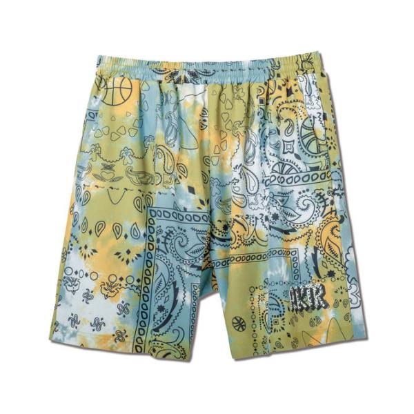 AKTR PAISLEY TIE DYE 6.5-INCH SHORTS【223035002】GR
