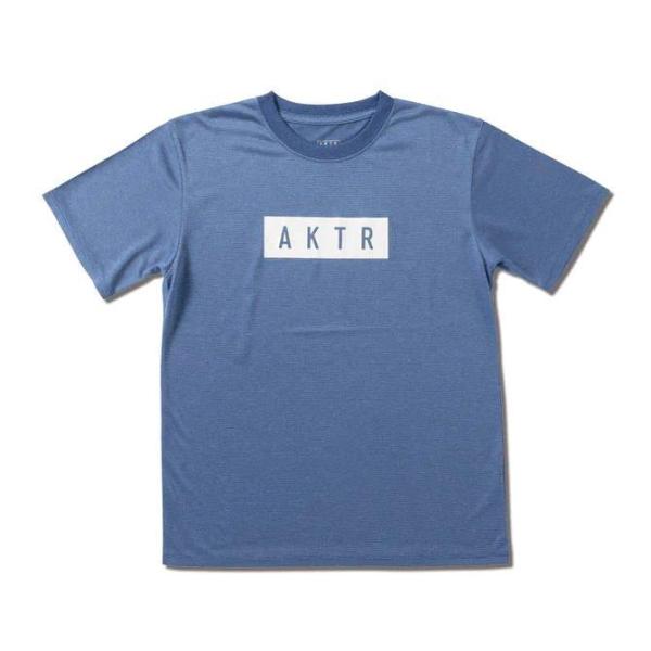 AKTR KIDS LOGO SPORTS TEE【223038005】BL