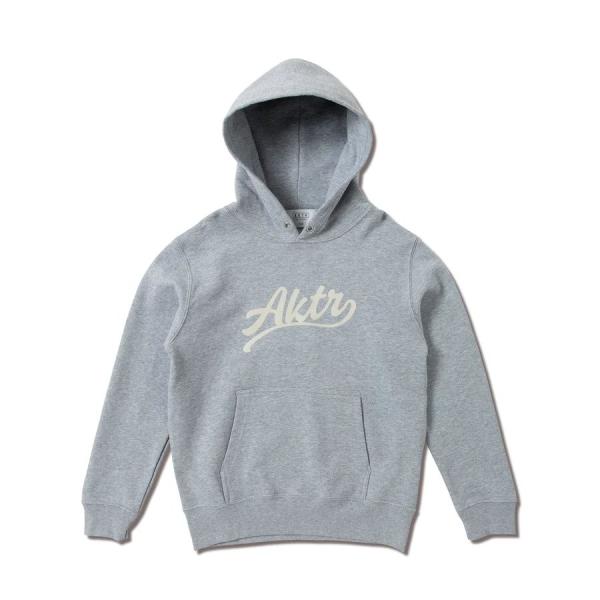 AKTR KIDS SCRIPT LOGO SWEAT HOODIE 【225039010】GY