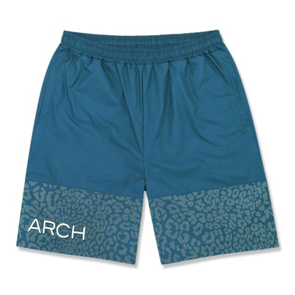 Arch two-tone leopard shorts【B123139】navy